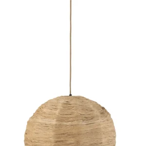 J-Line Belvivere Hanglamp Bol Bananenbladeren Naturel Large