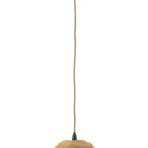 J-Line Belvivere Hanglamp Bol Bananenbladeren Naturel Small