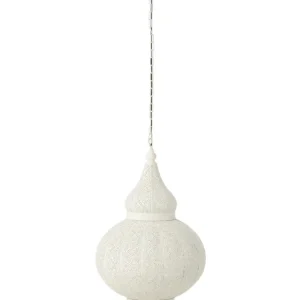 J-Line Belvivere Hanglamp Metaal Wit groot