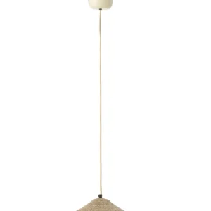 J-Line Hangende Lamp Hoed Moonj Gras Licht Naturel Small