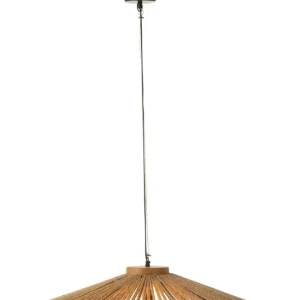 J-Line Hanglamp Ovni Ijzer/Jute Naturel Large