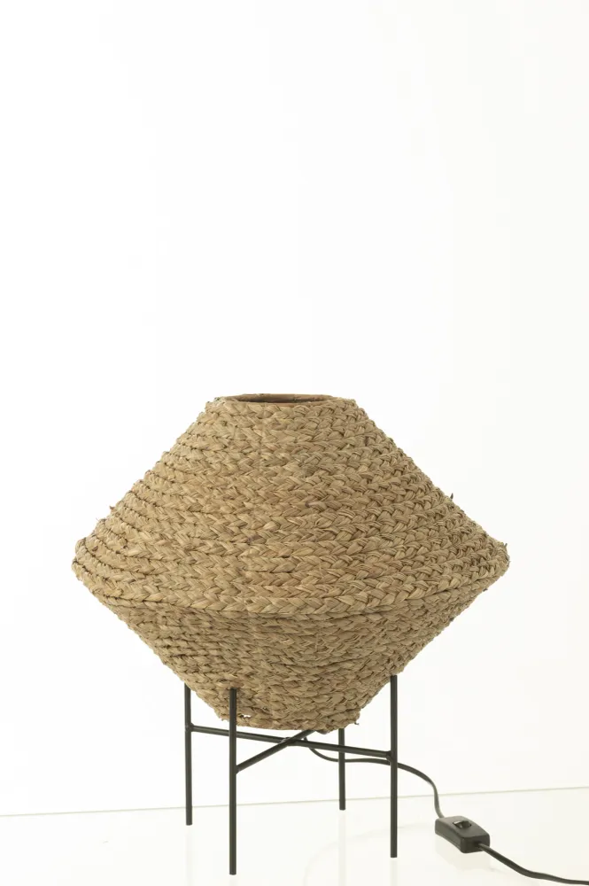 J-Line Hanglamp Ufo Zeegras Naturel Small