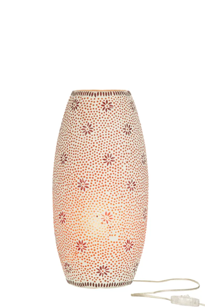J-Line Lamp Bram Glas Rood Large
