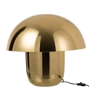 J-Line Lamp Paddenstoel Ijzer Goud Large