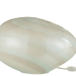 J-Line Lamp Parel Ovaal Glas Wit