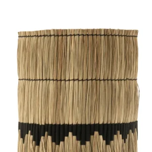 J-Line Lampenkap Motief Gras Naturel/Zwart Large