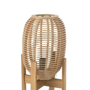 J-Line Lampstatief Noa Wd/Bamb Nat S