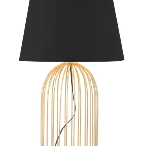 J-Line Lampvoet+Kap Joni Ijzer Goud