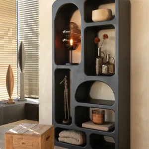 J-Line Tafellamp Honinglepel Glas Bruin