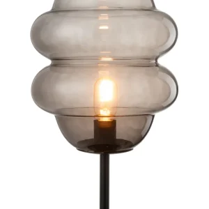 J-Line Tafellamp Honinglepel Glas Grijs