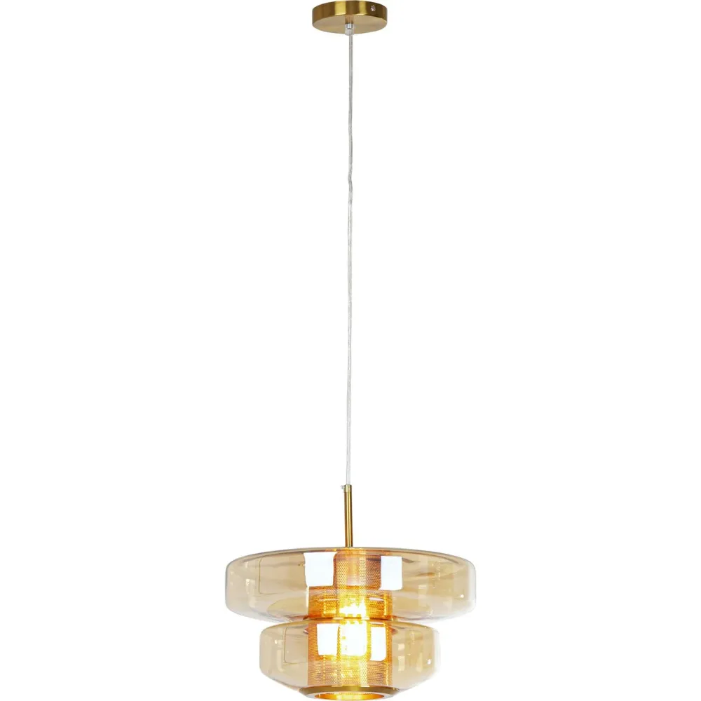 Kare Design Hanglamp Arcadia Ø34cm amber