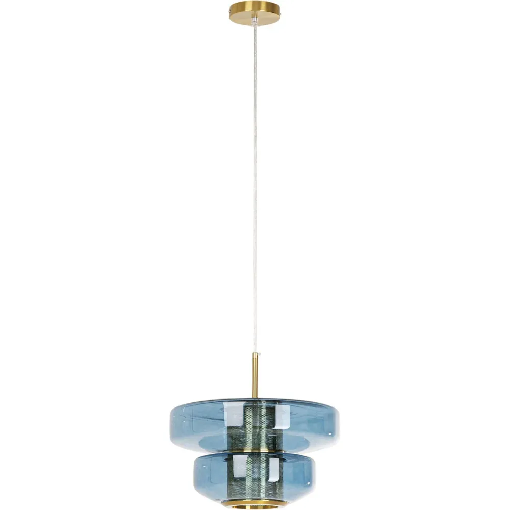 Kare Design Hanglamp Arcadia Ø34cm blauw