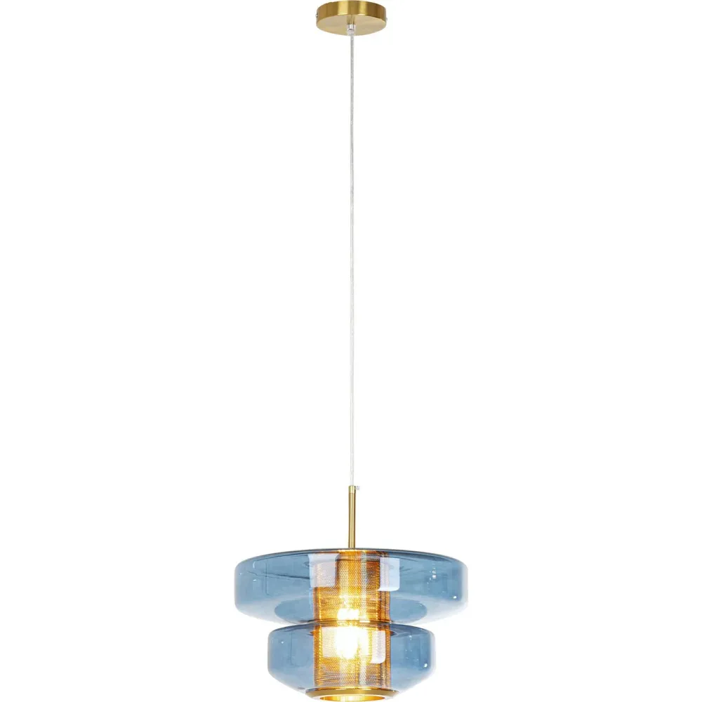 Kare Design Hanglamp Arcadia Ø34cm blauw