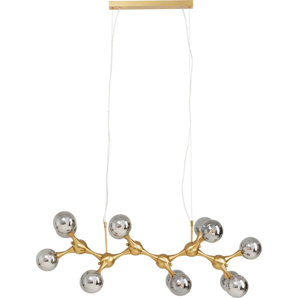 Kare Design Hanglamp Atomic Balls 14 goud