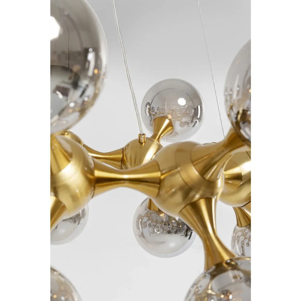 Kare Design Hanglamp Atomic Balls 18 goud