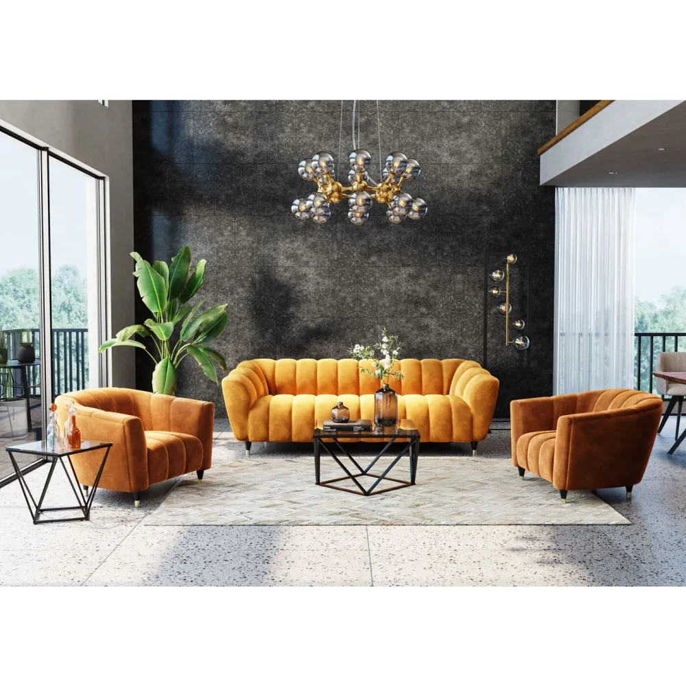 Kare Design Hanglamp Atomic Balls 18 goud
