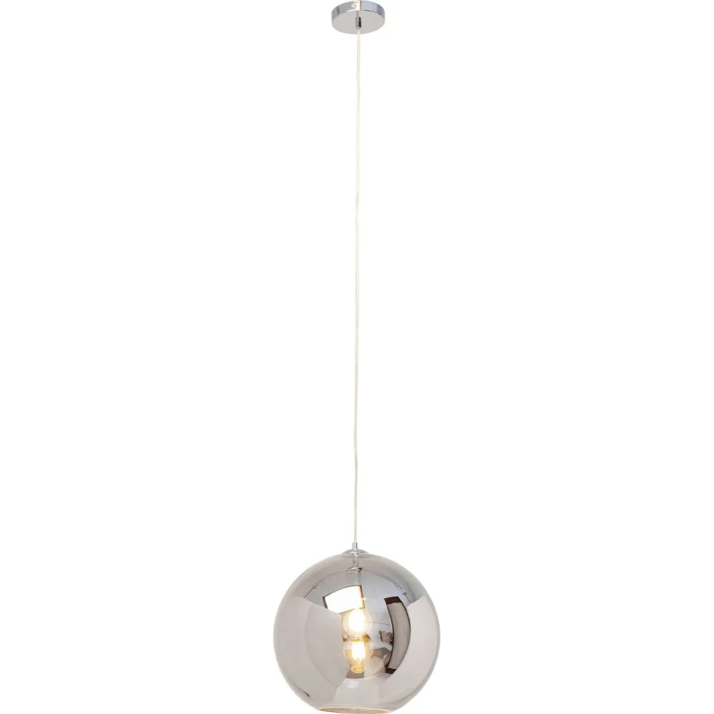 Kare Design Hanglamp Caldaia Ø35cm zilver