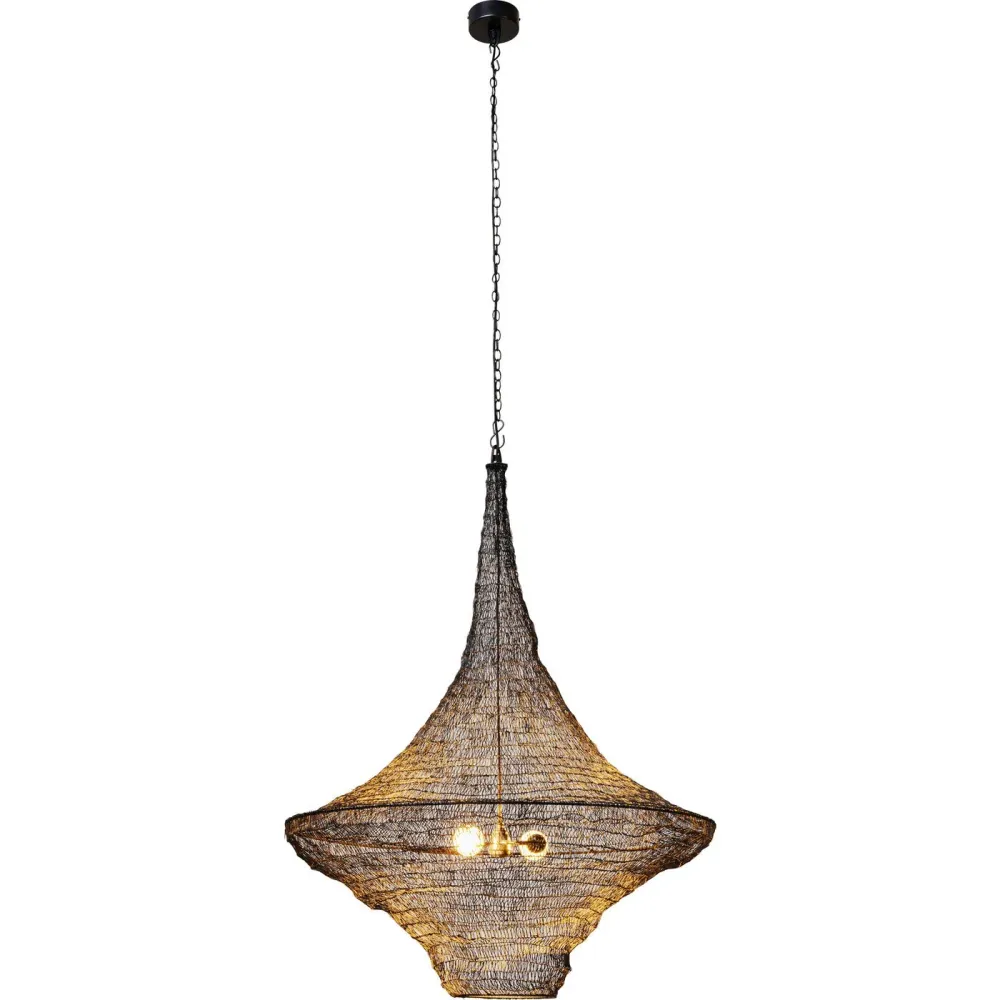 Kare Design Hanglamp Cocoon 89cm zwart