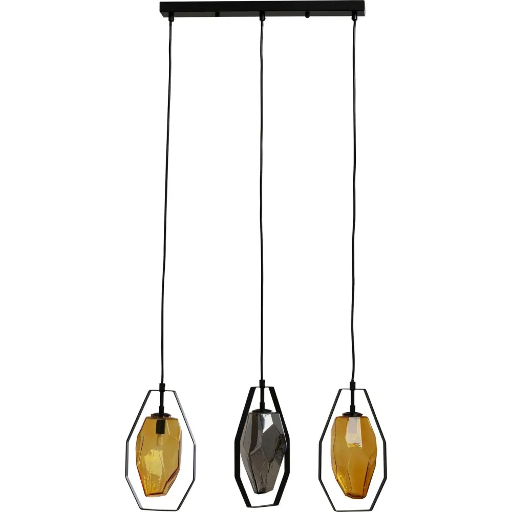 Kare Design Hanglamp Diamond Fever 67cm zwart