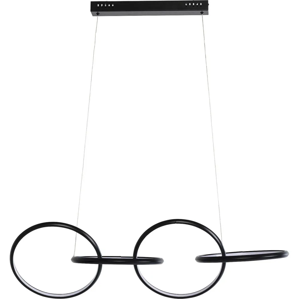 Kare Design Hanglamp Galaxy LED 155cm zwart