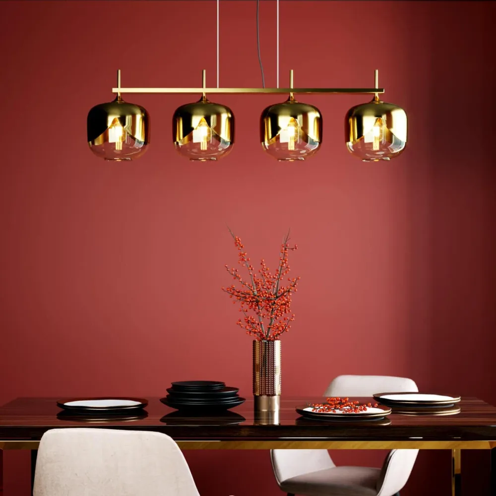 Kare Design Hanglamp Goblet Quattro goud