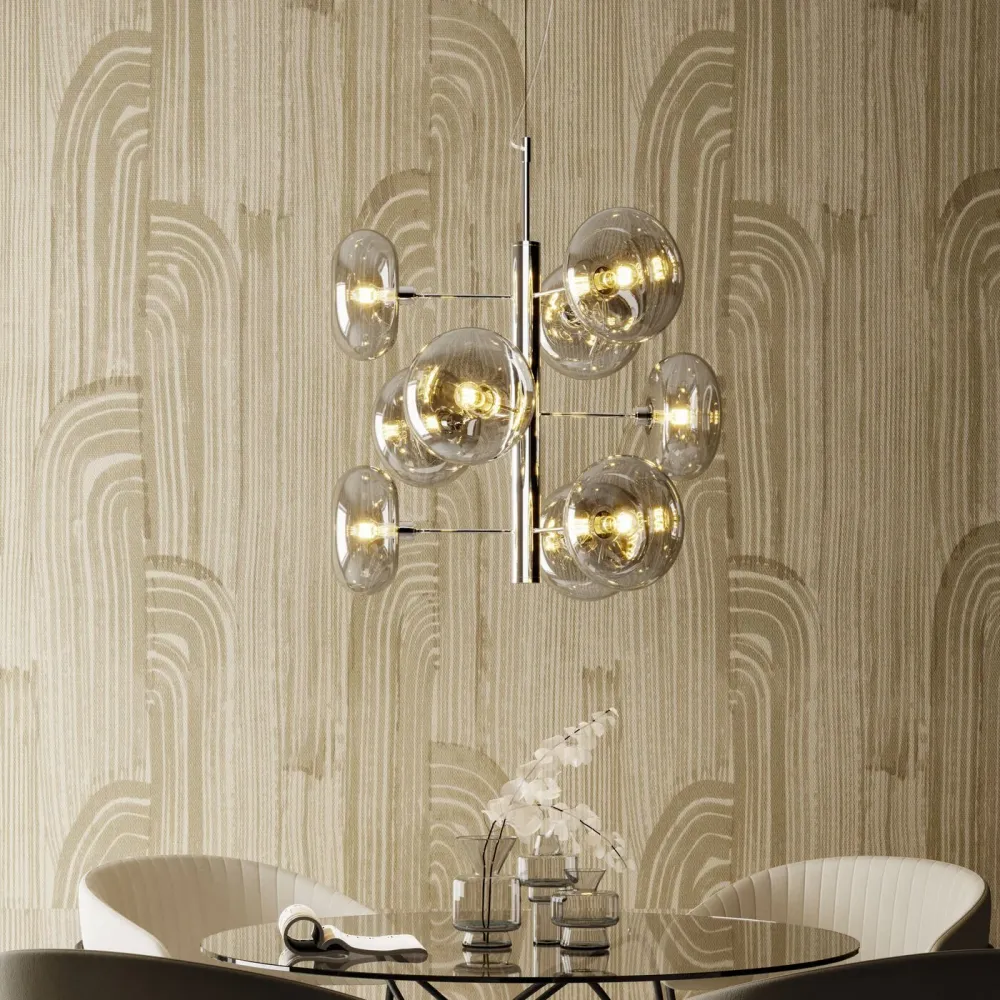 Kare Design Hanglamp Headlight chroom