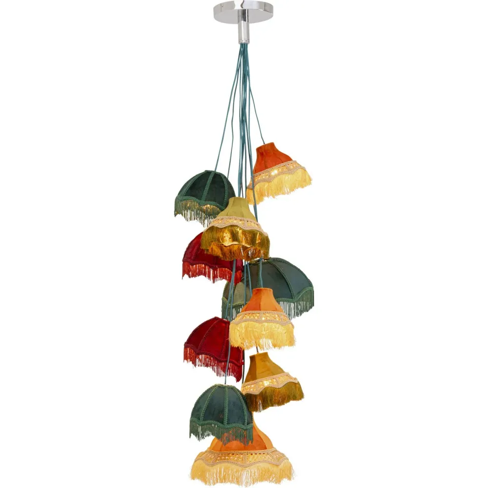 Kare Design Hanglamp Saloon Fringes 10