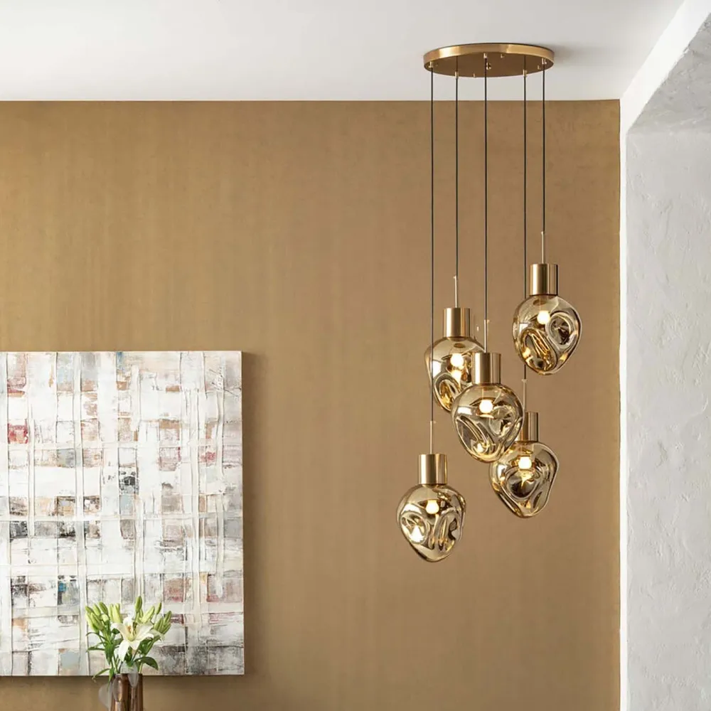 Kare Design Hanglamp Supernova 50cm goud