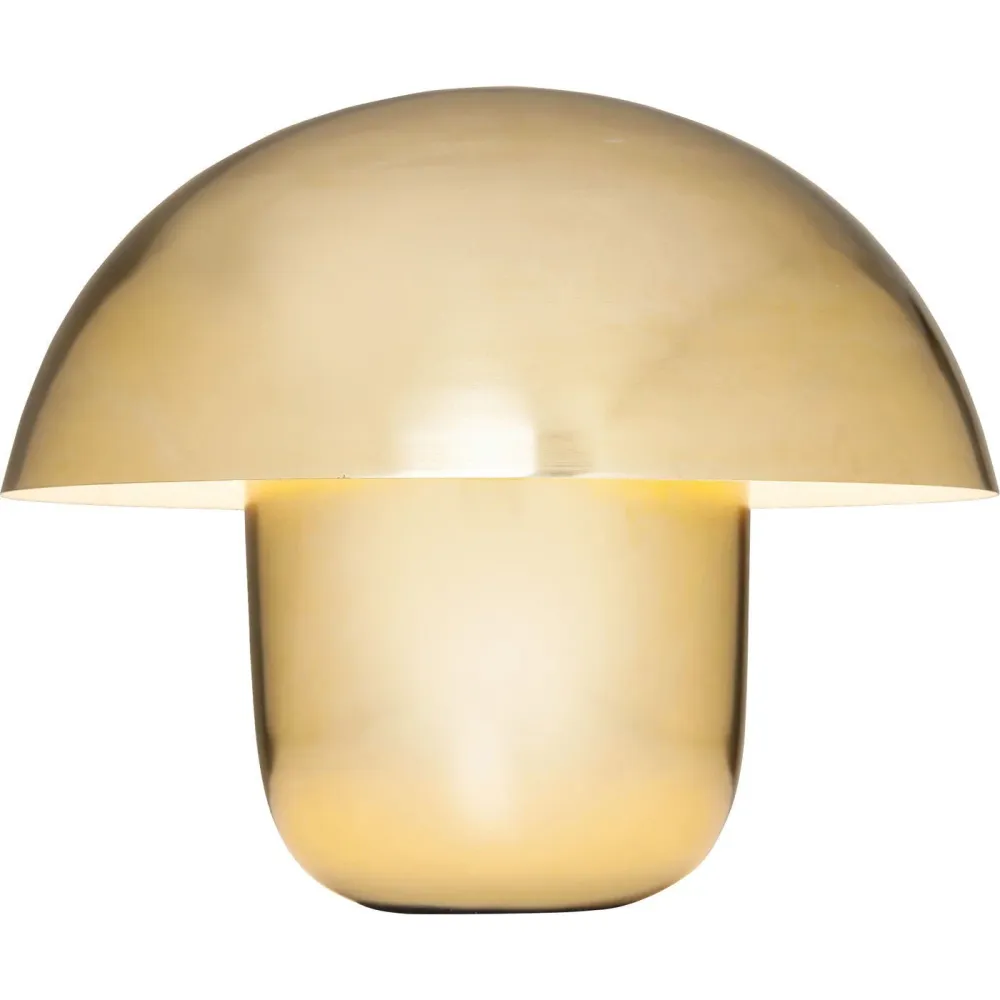 Kare Design Tafellamp Mushroom - 50cm - goud
