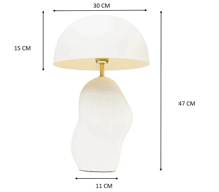 Kare Design Tafellamp Nube - wit