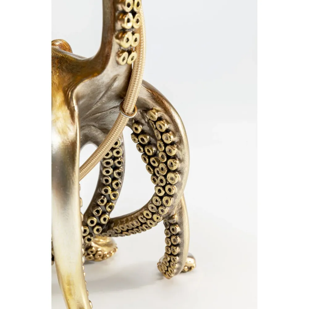 Kare Design Tafellamp octopus goud 44cm