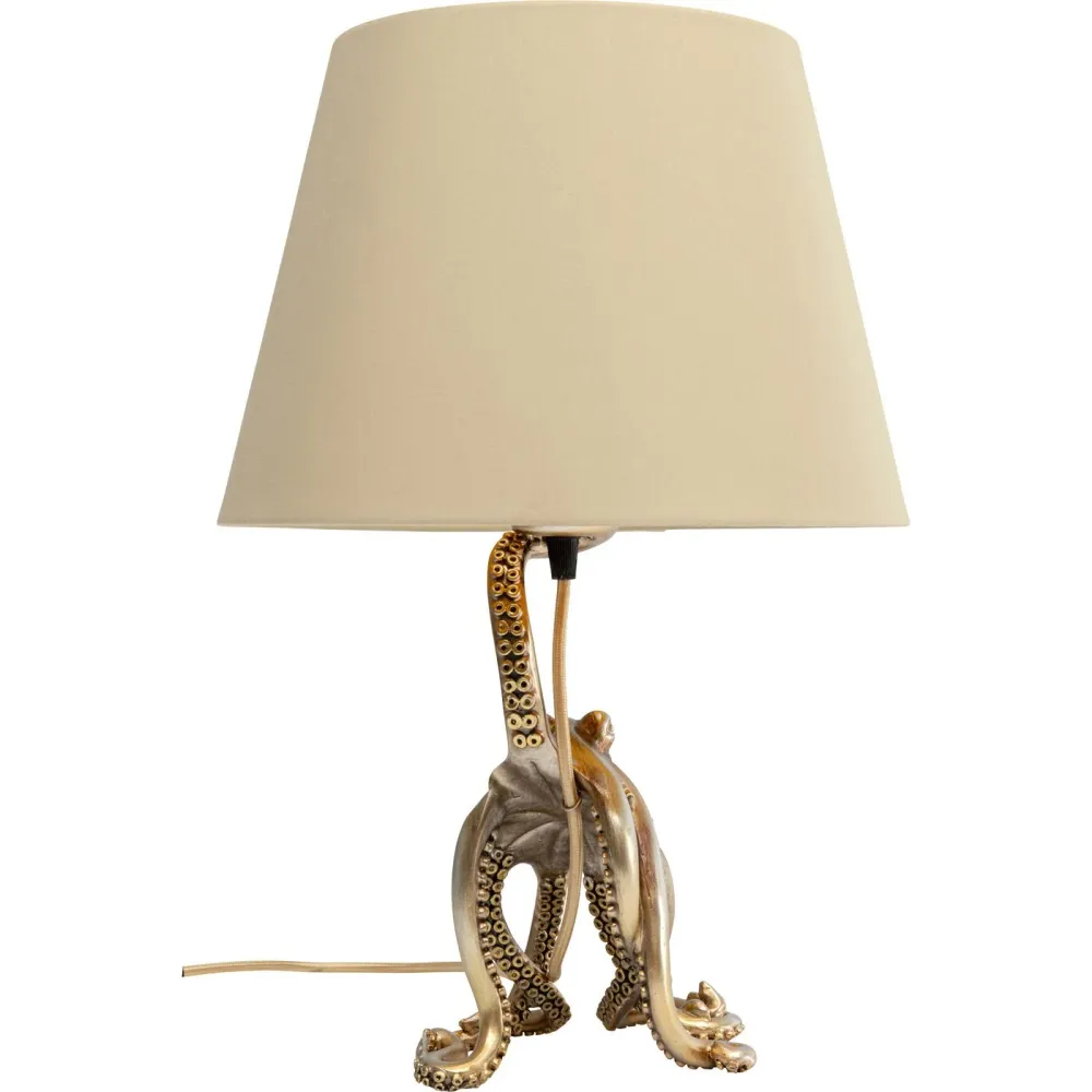 Kare Design Tafellamp octopus goud 44cm