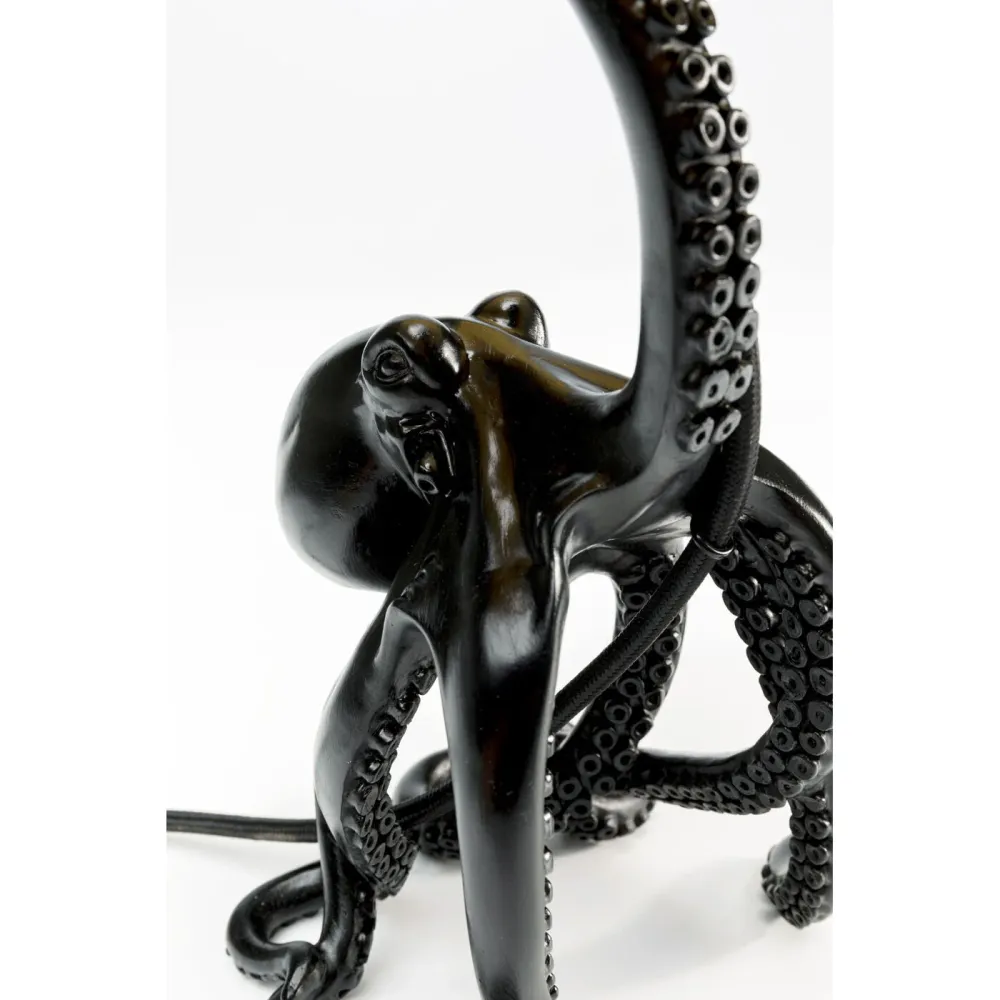Kare Design Tafellamp Octopus zwart 43cm