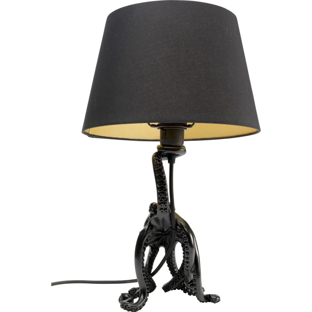 Kare Design Tafellamp Octopus zwart 43cm