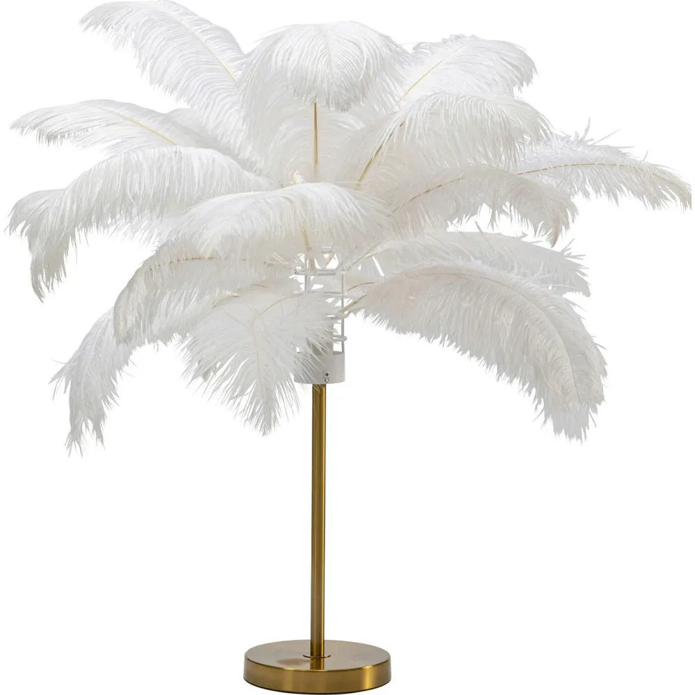 Kare Design Tafellamp - veren - wit