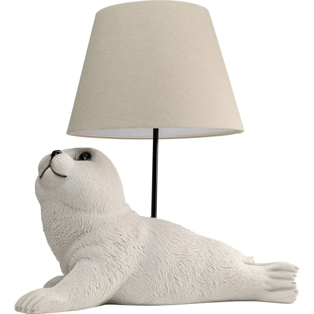 Kare Design tafellamp - zegel - wit