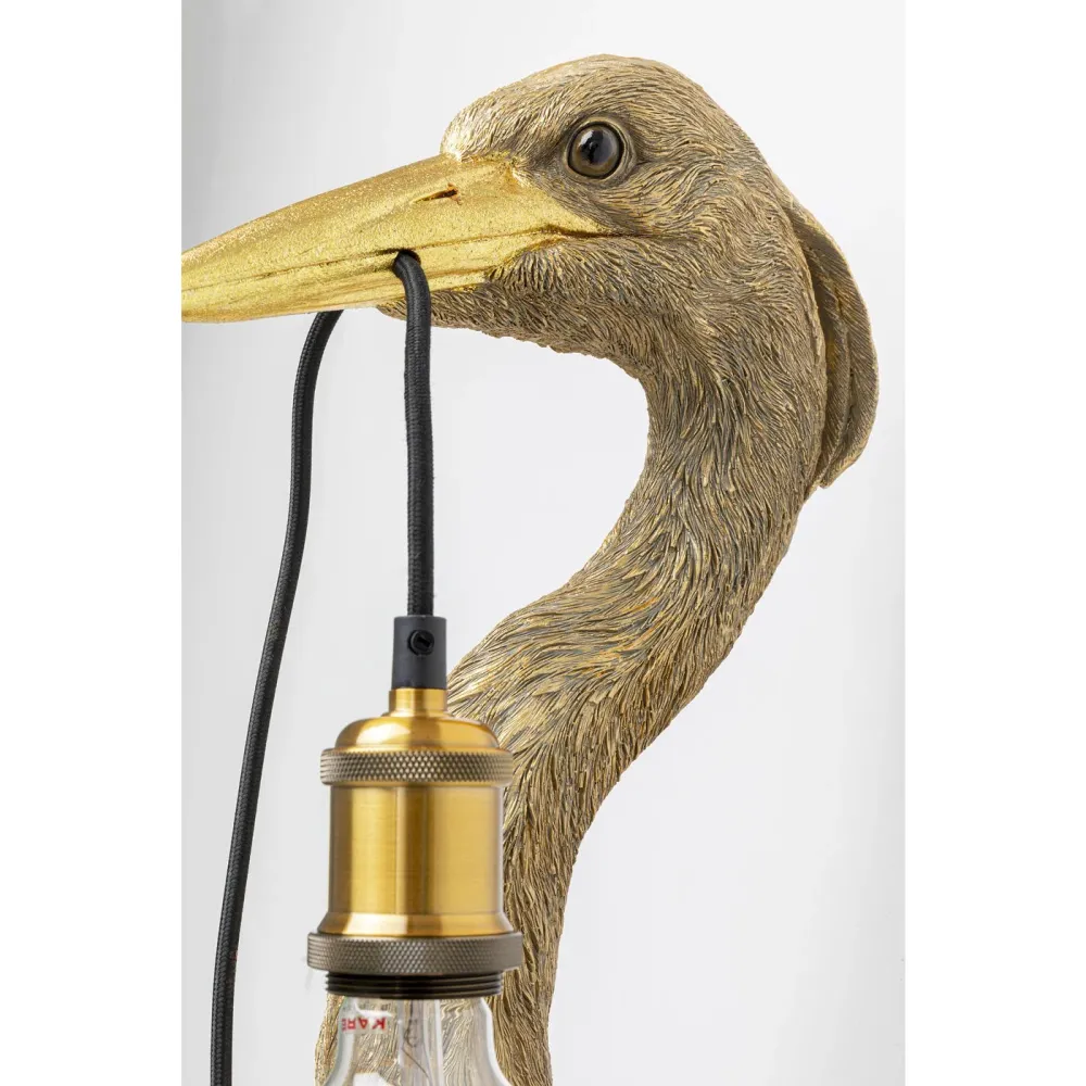 Kare Design Wandlamp Heron Gouden