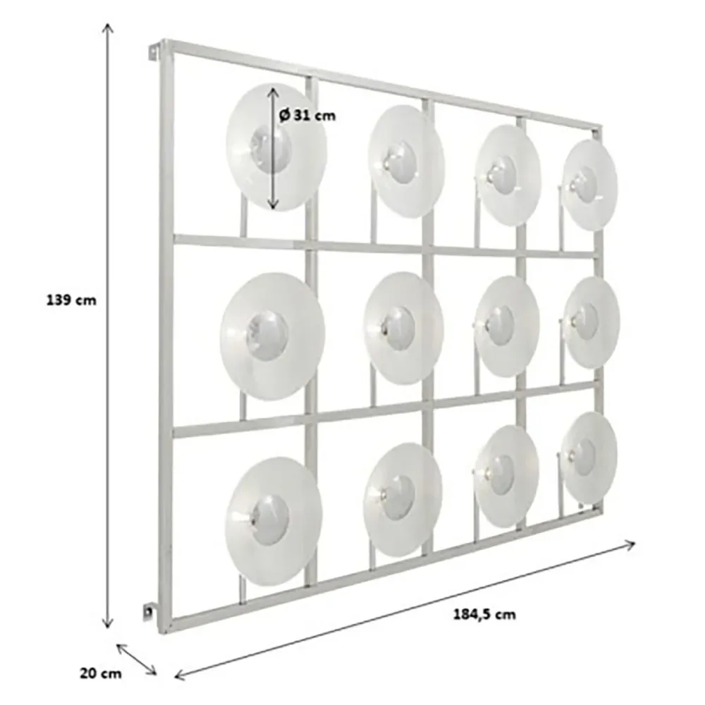 Kare Design Wandlamp Ufo 12 licht