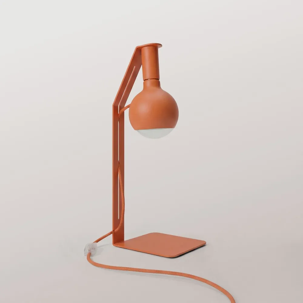 Koso Lucia - Tafellamp met Stekker UK - Oranje