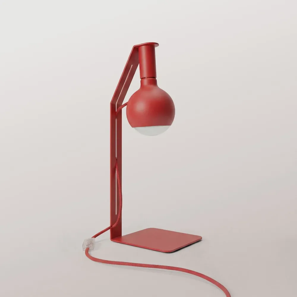 Koso Lucia - Tafellamp met UK Stekker - Rood