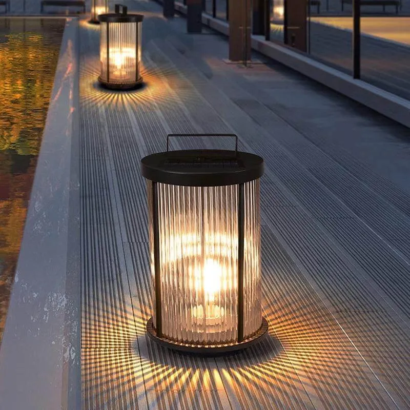 Kristal Glazen Buitenlamp - Solar Energie