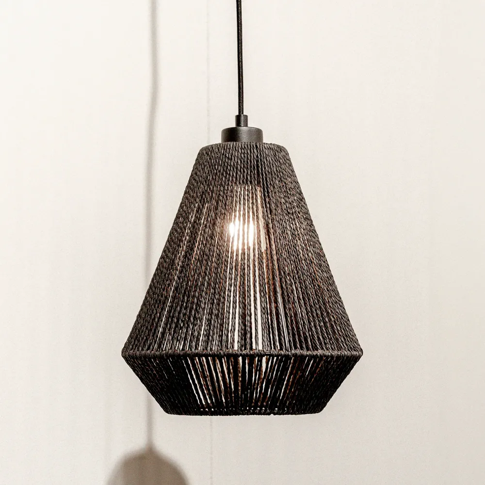 Hanglamp Ibiza Diamond | Zwart Jute Label51