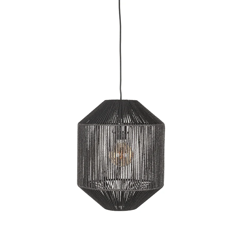 Hanglamp Ibiza | Zwart Jute Label51