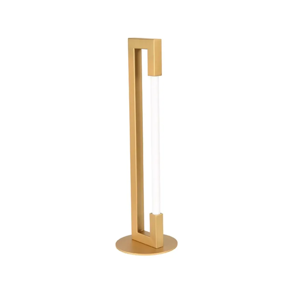LABEL51 Tafellamp Futuro - Goud Metaal - 16x16x53cm