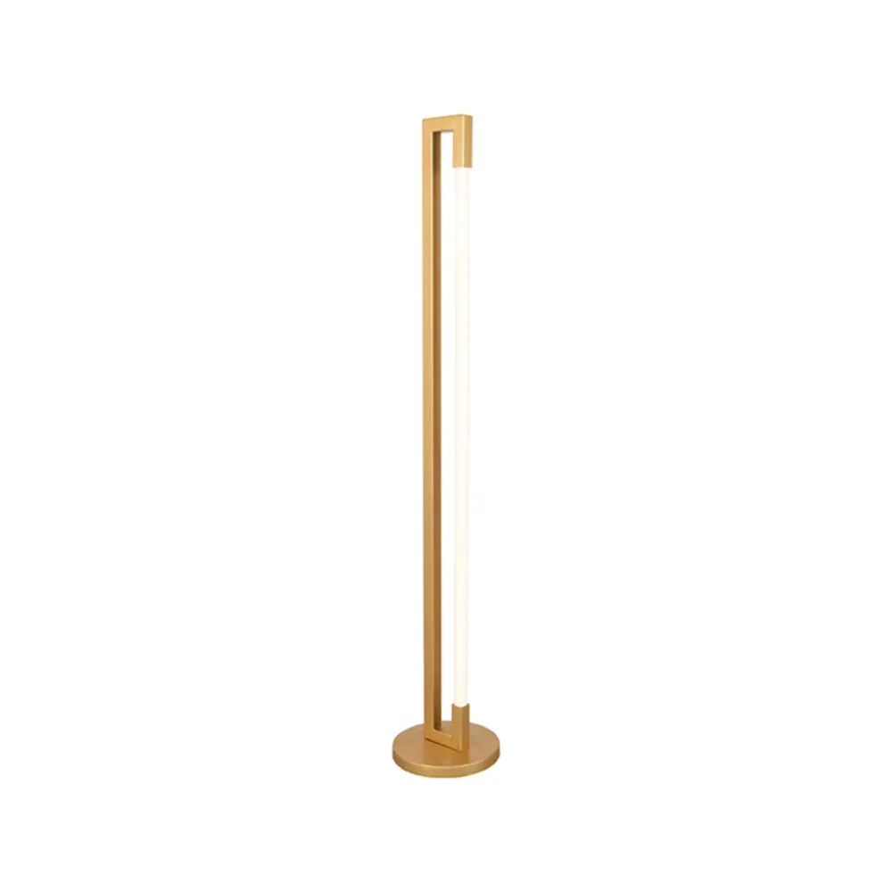 LABEL51 Vloerlamp Futuro Antiek goud Metaal | Incl. LED - 23x23x130 cm