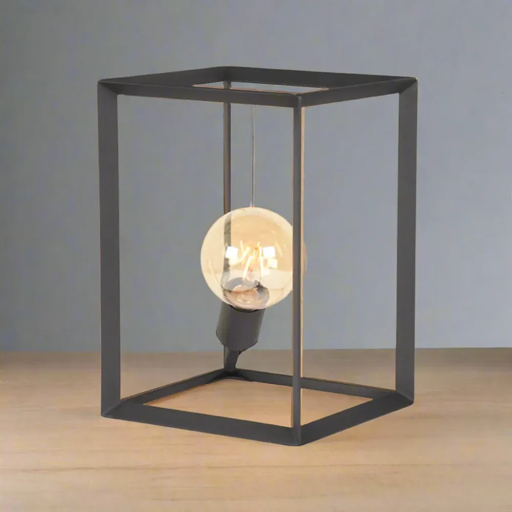 Tafellamp Tetto | Zwart Metaal Label51