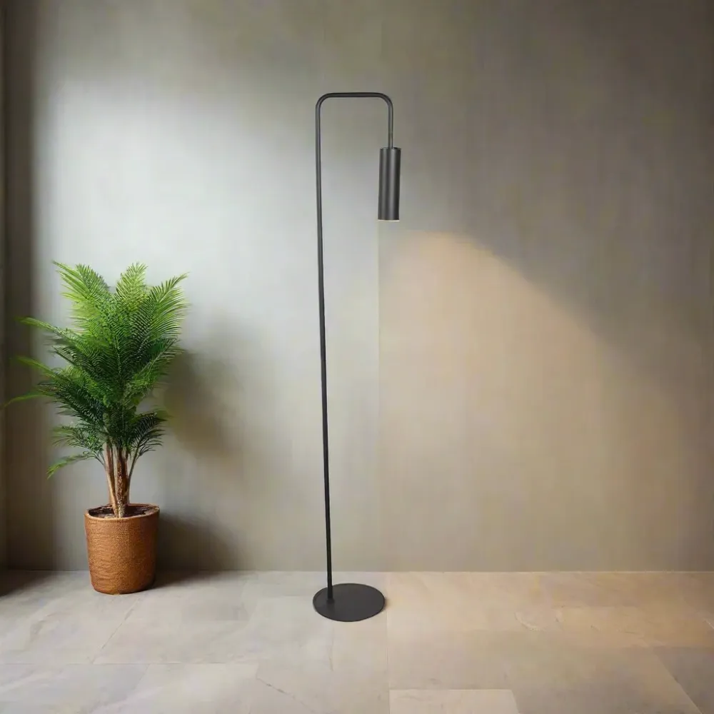 Vloerlamp Ferroli | Zwart Metaal Label51