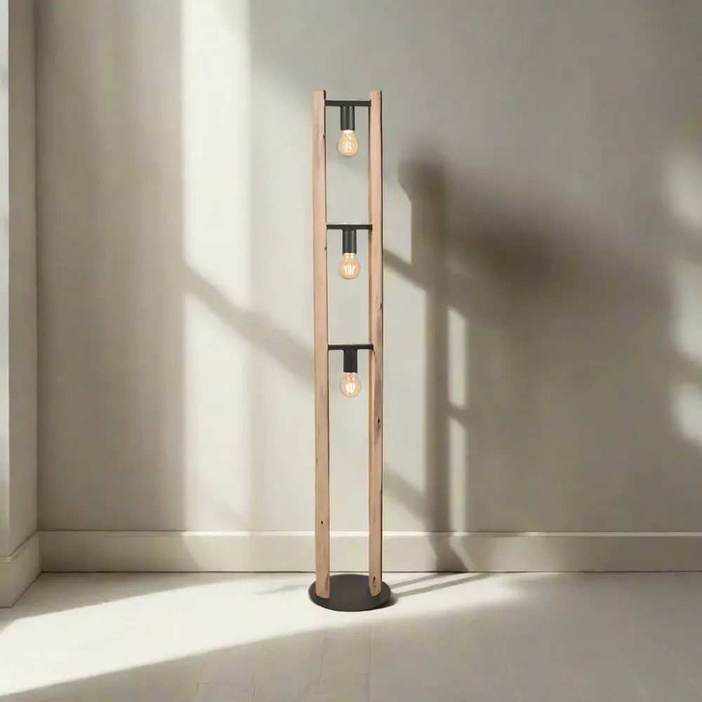 Vloerlamp Woody | Naturel Hout Label51