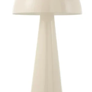 Lamp Paddenstoel Metaal Glanzend Wit Extra Groot