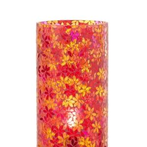 Lamp Tafel Bloem Mozaïek Glas Roze Groot